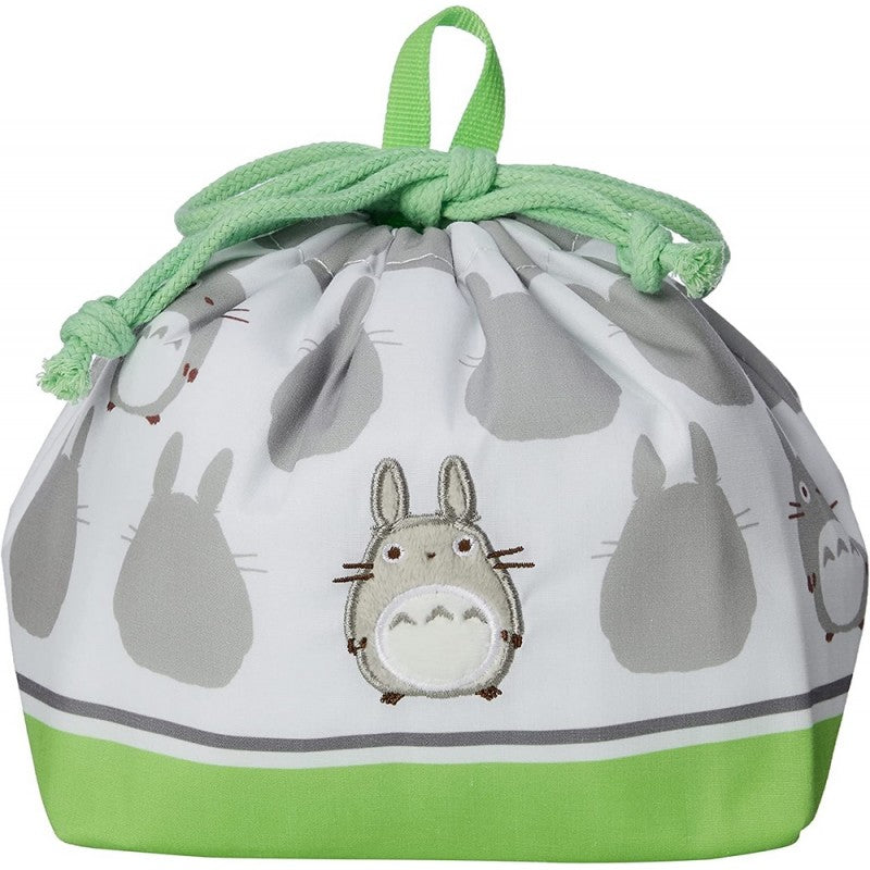SACOCHE À GOUSSET SILHOUETTE TOTORO GRIS 17 X 26 CM - MON VOISIN TOTO