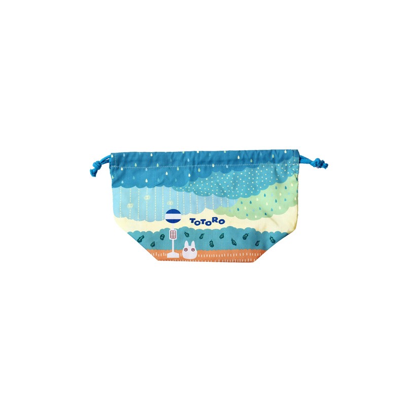 SACOCHE À GOUSSET TOTORO SOUS LA PLUIE 17 X 26 CM - MON VOISIN TOTORO