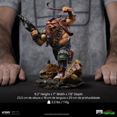 Iron Studios - BDS Arts Scale 1/10 - DC Comics - Teenage Mutant Ninja Turtles - Bebop Statue 23cm - flash vidéo