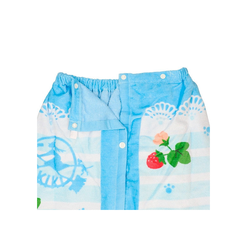 SERVIETTE DE PLAGE FRAISES 80 X 110 CM - KIKI LA PETITE SORCIÈRE