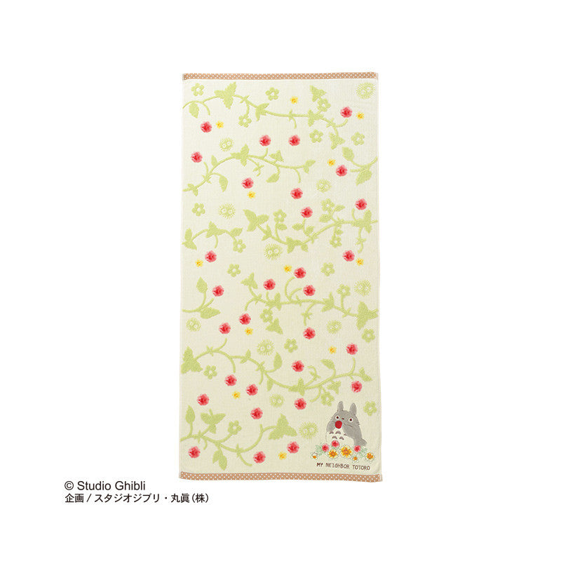 SERVIETTE EN COTON FRAISE GOURMANDE 60X120CM - MON VOISIN TOTORO