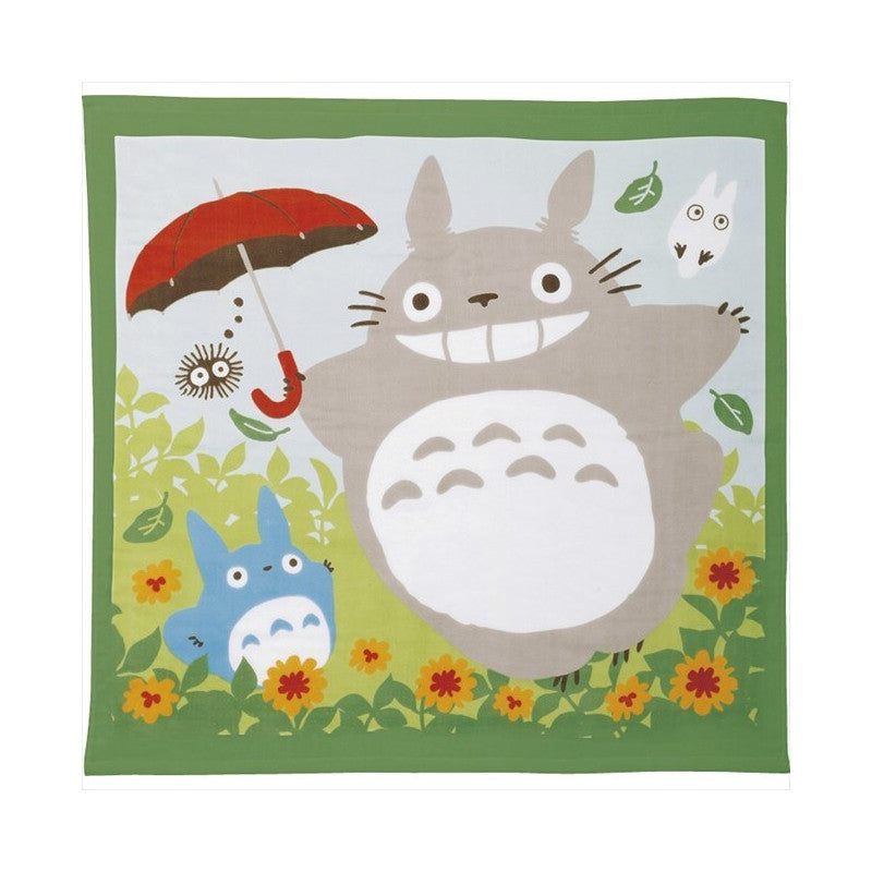 SERVIETTE EN GAZE DE COTON TOTORO AVEC TOTORO 90X90CM– MON VOISIN TOT