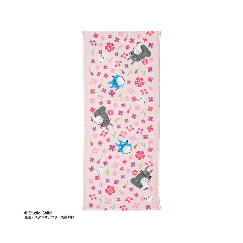 SERVIETTE IMABARI EN GAZE DE COTON TOTORO FLORAL 34X80CM – MON VOISIN
