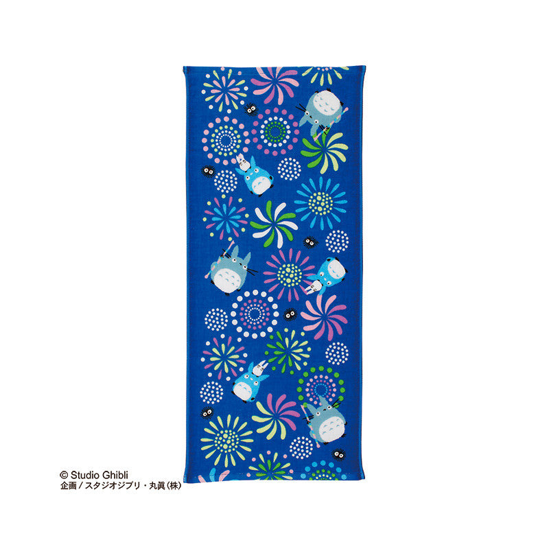 SERVIETTE IMABARI TOTORO FEUX D'ARTIFICE 34X80 CM - MON VOISIN TOTORO