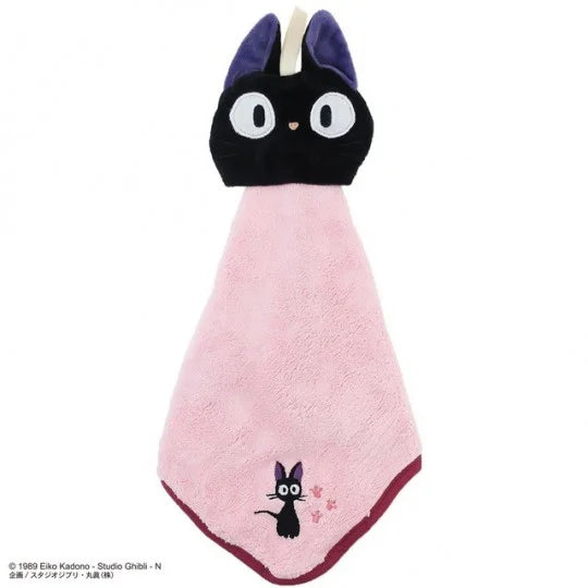 Ghibli - Kiki la petite sorcière - Mini Serviette "Pop-up Jiji" 25x25cm - flash vidéo