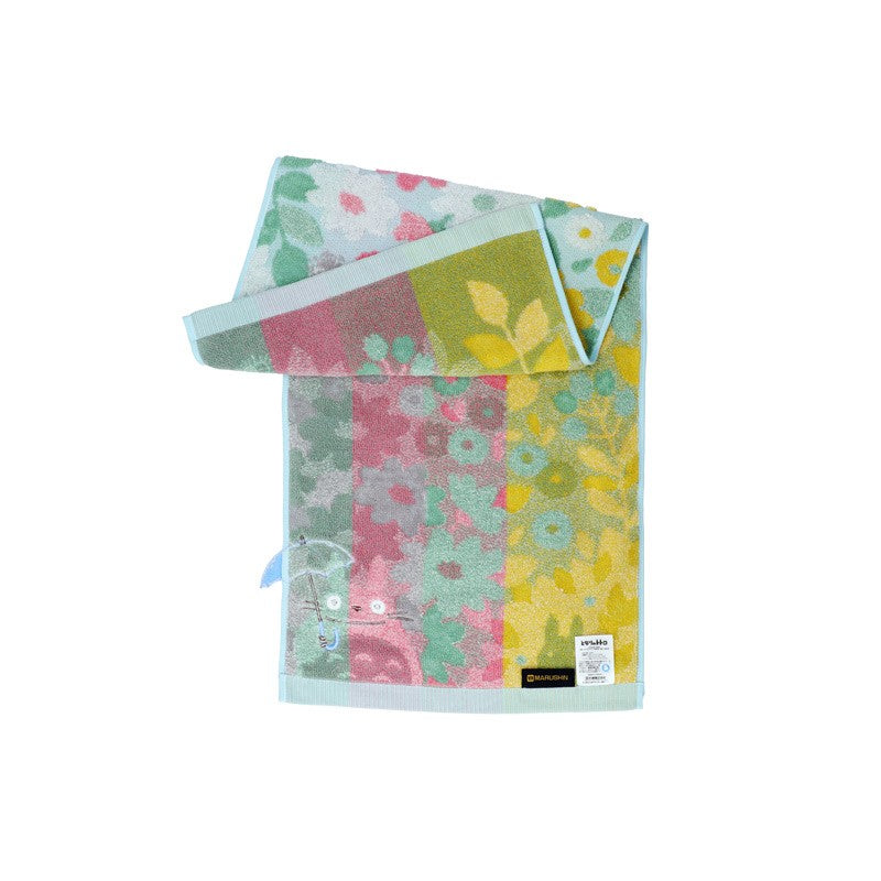 SERVIETTE TOTORO CHAMPS DE FLEURS 34X80 CM - MON VOISIN TOTORO