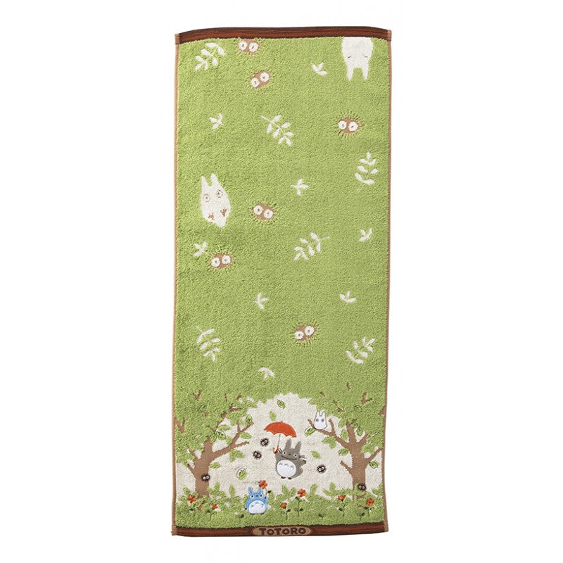 SERVIETTE TOTORO DANS LE BOSQUET 34X80 CM - MON VOISIN TOTORO