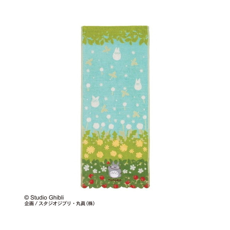 SERVIETTE TOTORO FLEURS & FRAISES 34X80 CM - MON VOISIN TOTORO