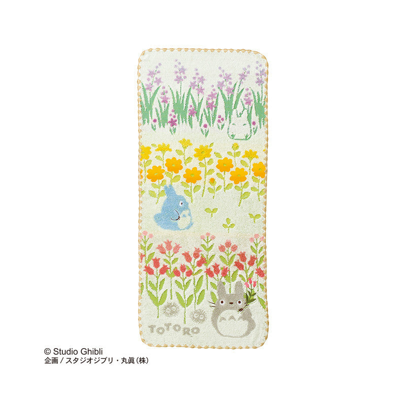 SERVIETTE TOTORO FLEURS SAUVAGES 34X80 CM - MON VOISIN TOTORO
