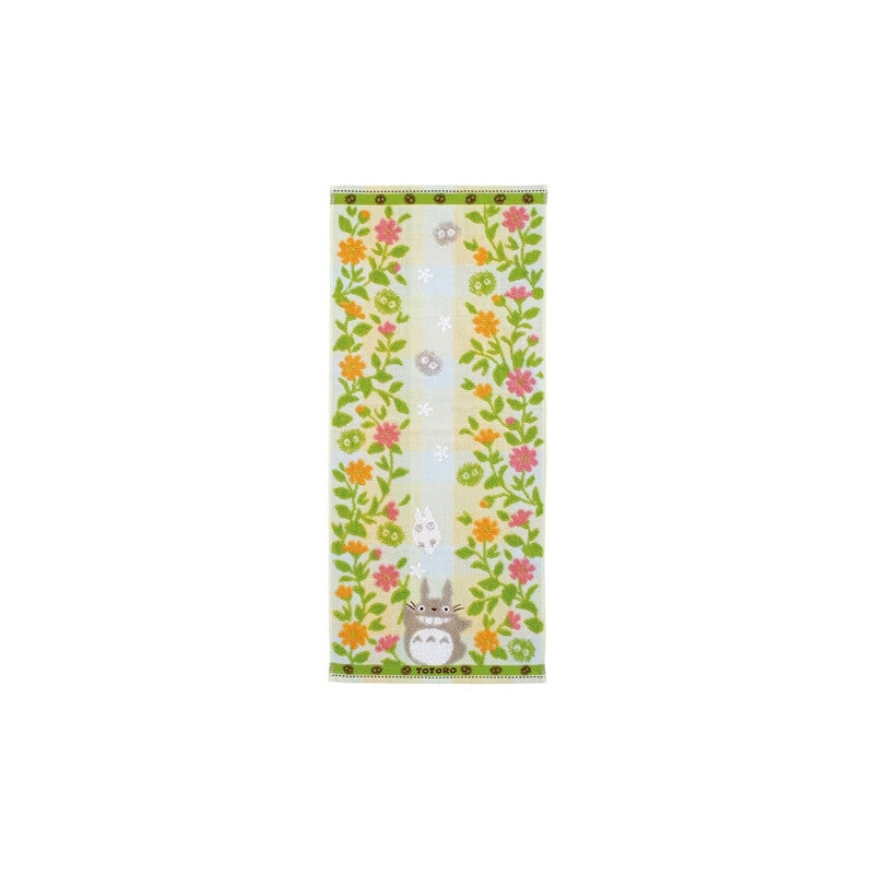Ghibli - Mon Voisin Totoro - Serviette Totoro Jardin de Fleurs 34x80cm
