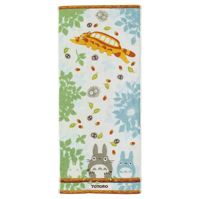 SERVIETTE TOTORO SUR UNE BRANCHE 34X80 CM - MON VOISIN TOTORO