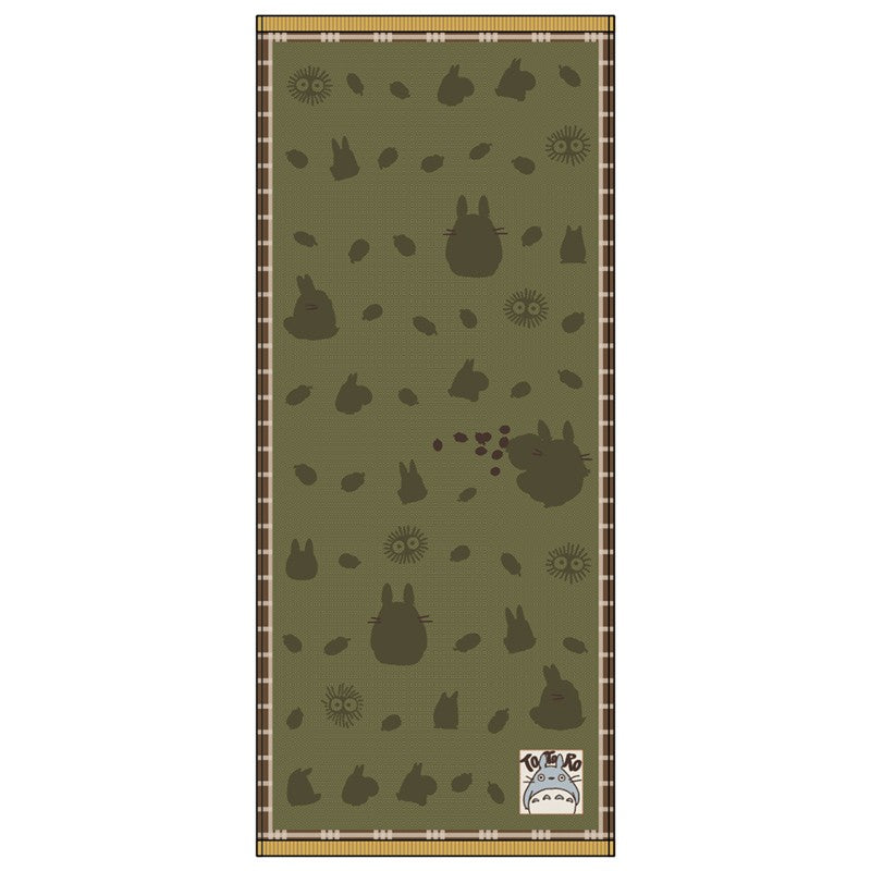 SERVIETTE VERT AUTOMNE 34X80 CM - MON VOISIN TOTORO