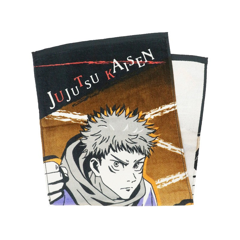 SERVIETTE YUJI ITADORI 34X80CM - JUJUTSU KAISEN