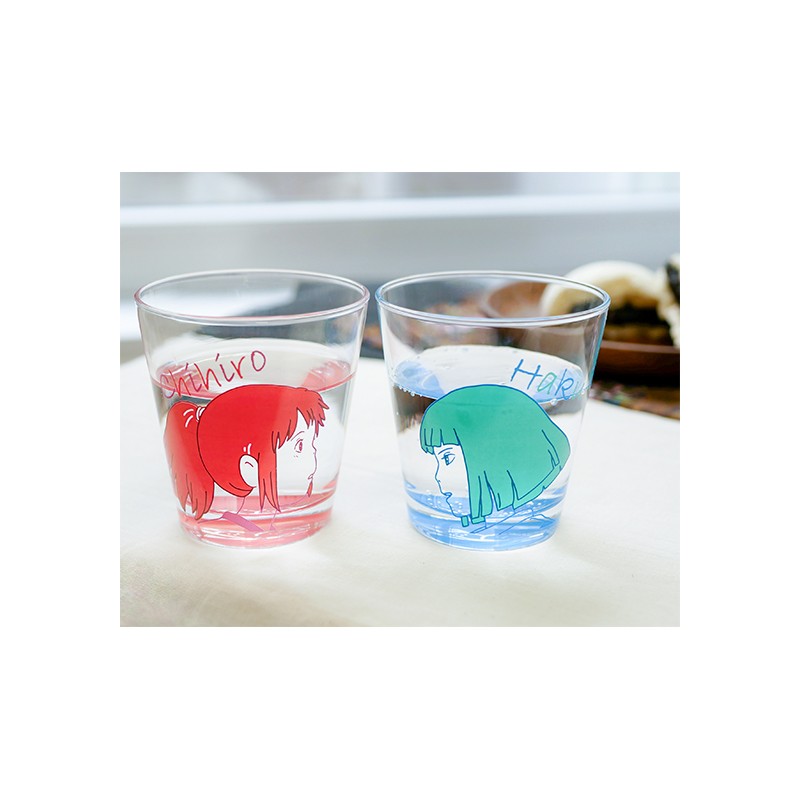 SET 2 VERRES CHIHIRO & HAKU - LE VOYAGE DE CHIHIRO