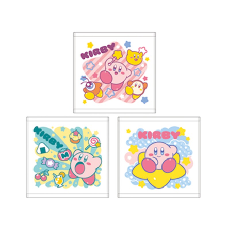 SET DE 3 SERVIETTES KIRBY HAPPY 30X30 CM - KIRBY
