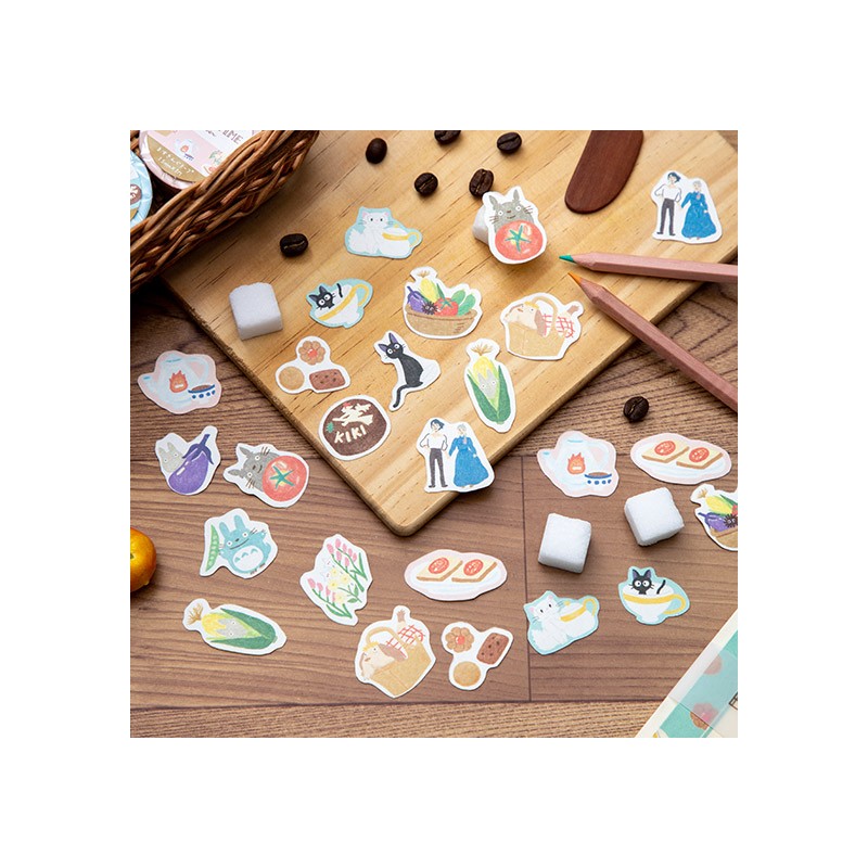 SET DE STICKERS BREAK TIME LÉGUMES - MON VOISIN TOTORO