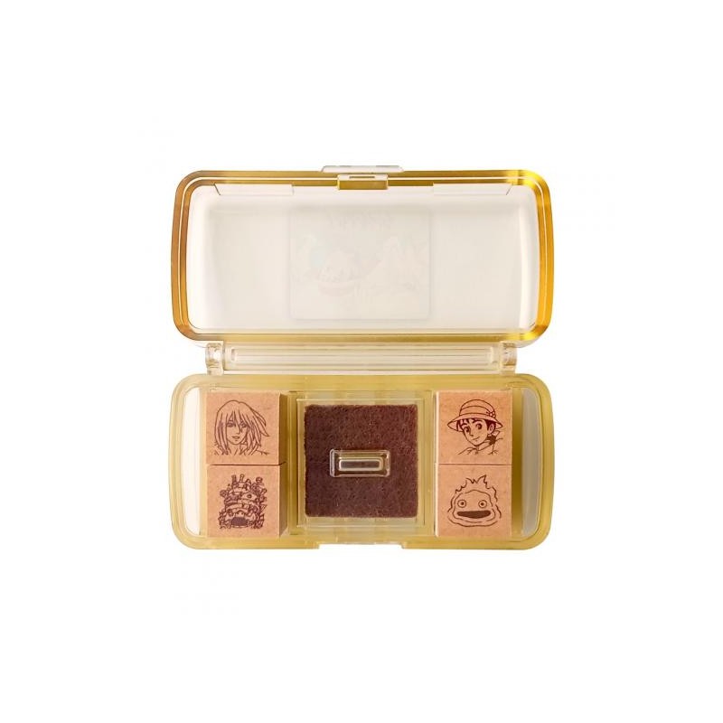 SET DE TAMPONS ROUGE SOPHIE & HAURU - LE CHÂTEAU AMBULANT