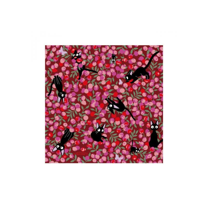 PAPIER CHIYOGAMI JIJI & FLEURS - KIKI LA PETITE SORCIÈRE