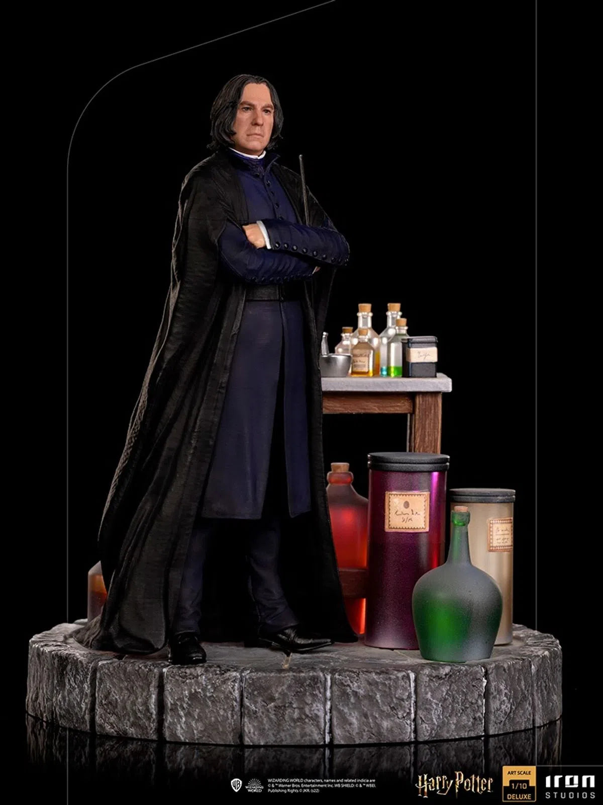 Iron Studios - Deluxe Arts Scale 1/10 - Harry Potter - Severus Snape Statue 22cm - flash vidéo
