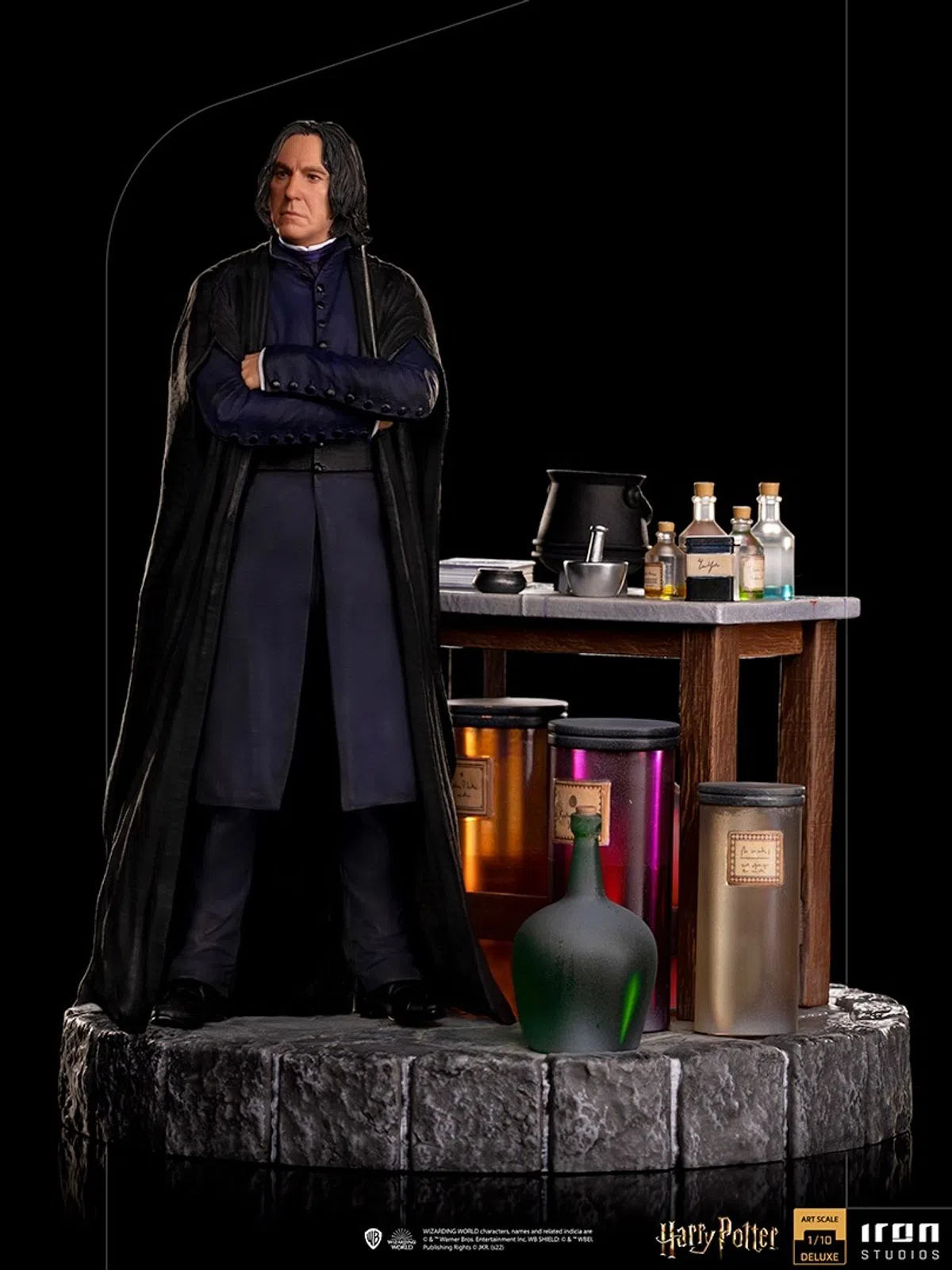 Iron Studios - Deluxe Arts Scale 1/10 - Harry Potter - Severus Snape Statue 22cm - flash vidéo