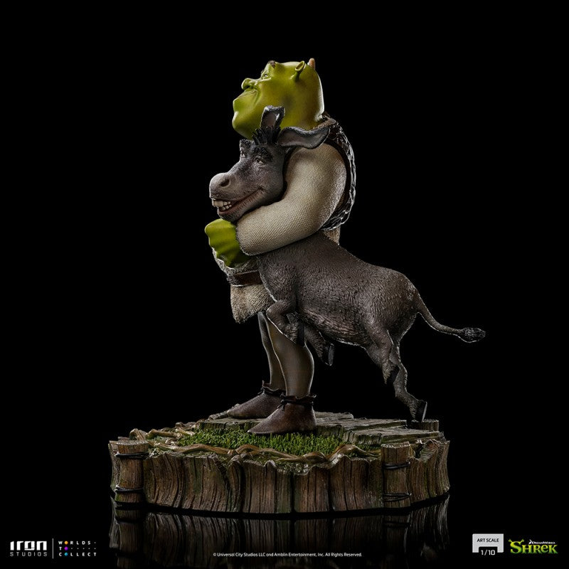 SHREK DONKEY AND THE GINGERBREAD - DELUXE ART SCALE 1/10