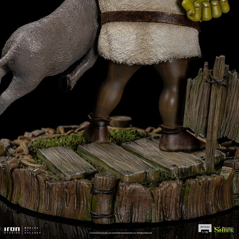 SHREK DONKEY AND THE GINGERBREAD - DELUXE ART SCALE 1/10