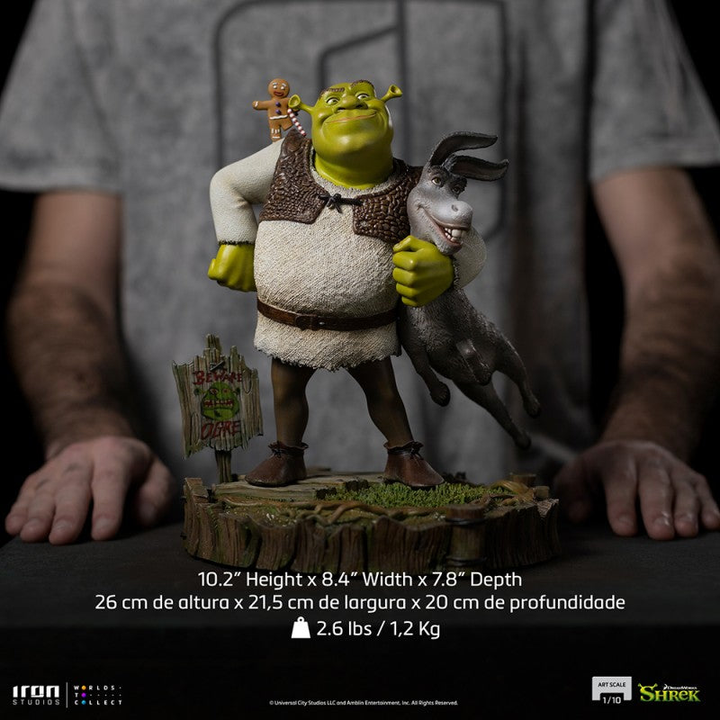 SHREK DONKEY AND THE GINGERBREAD - DELUXE ART SCALE 1/10