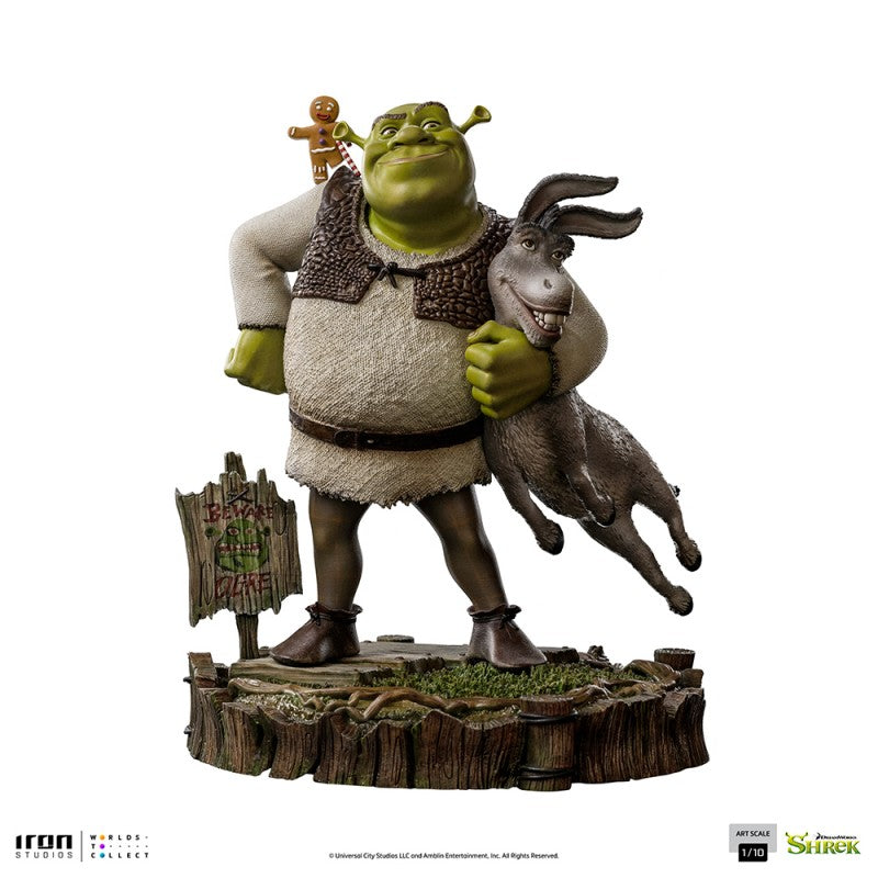 SHREK DONKEY AND THE GINGERBREAD - DELUXE ART SCALE 1/10