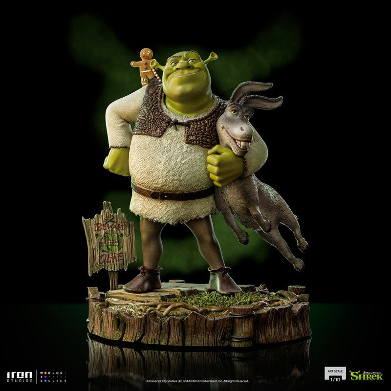 SHREK DONKEY AND THE GINGERBREAD - DELUXE ART SCALE 1/10
