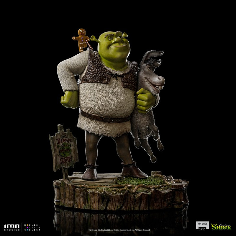 SHREK DONKEY AND THE GINGERBREAD - DELUXE ART SCALE 1/10