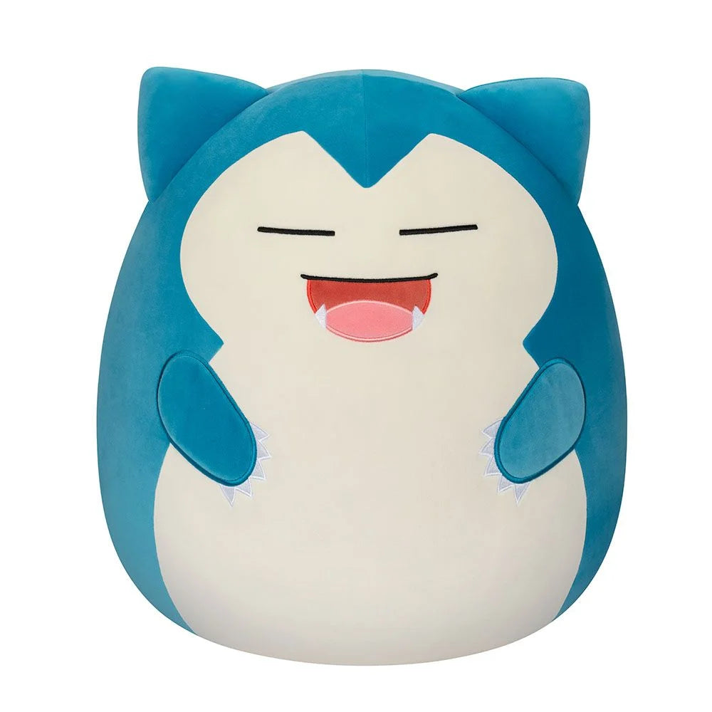 Pokémon - Squishmallow Vague 2 - Peluche géante Ronflex 50cm - flash vidéo