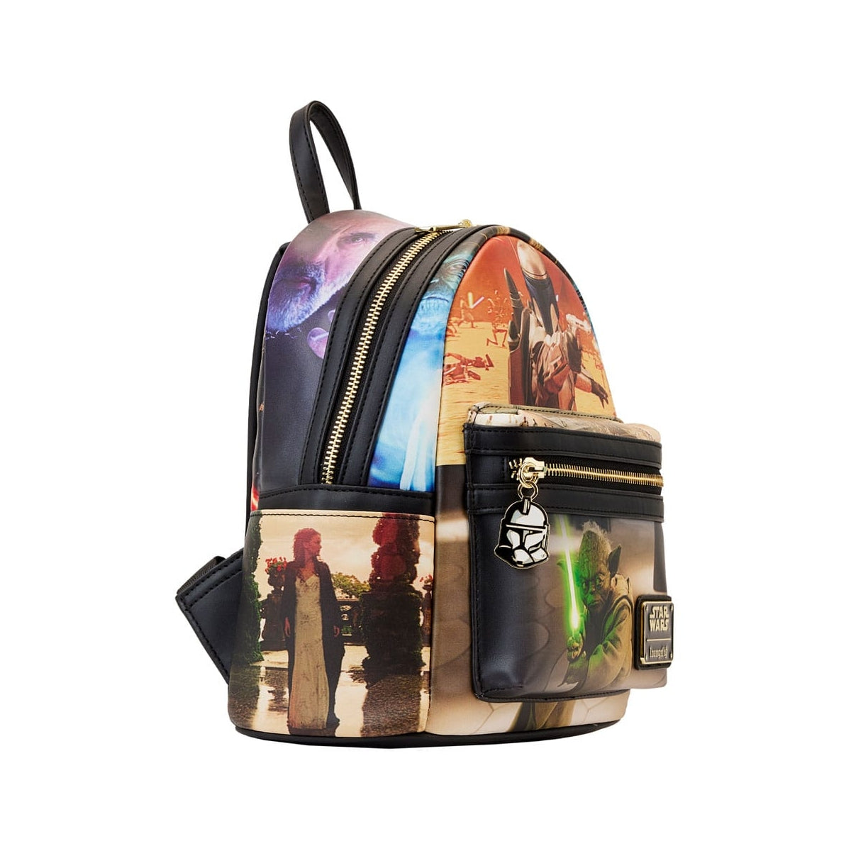 Loungefly: Lucasfilm - Star Wars - Episode Two Attack Of The Clones Scene Mini Backpack - flash vidéo