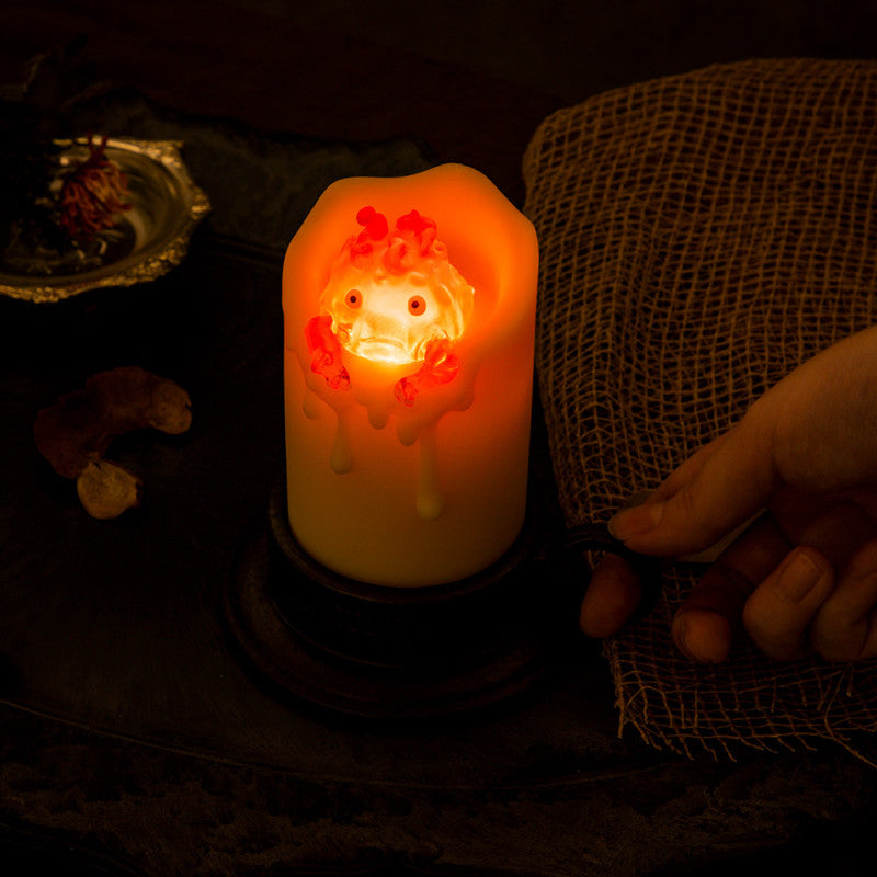 STATUE LUMINEUSE CALCIFER BOUGIE - LE CHÂTEAU AMBULANT