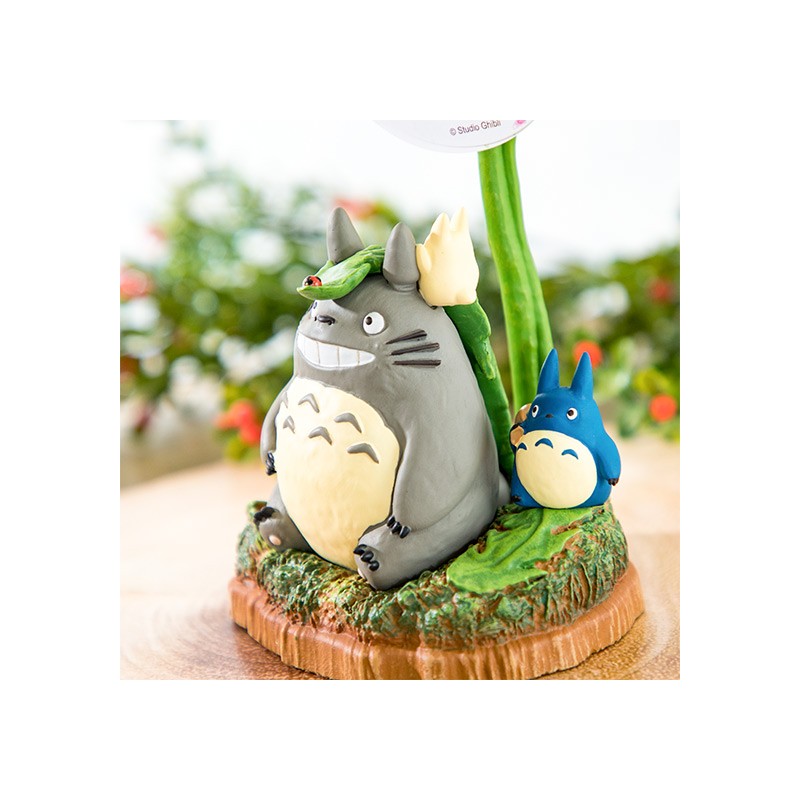 STATUE TOTORO ET SES AMIS SOUS UN PISSENLIT - MON VOISIN TOTORO