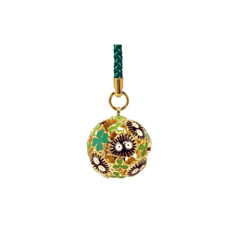 STRAP CLOCHETTE DORÉE NOIRAUDES & TRÈFLES - MON VOISIN TOTORO