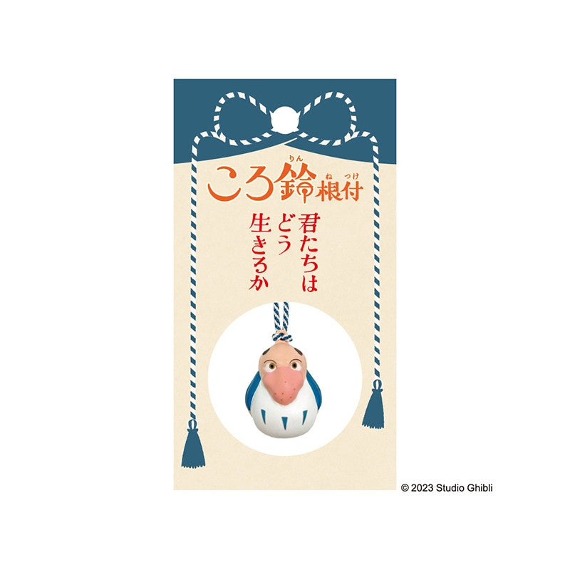 STRAP CLOCHETTE NETSUKE HOMME-HÉRON - LE GARÇON ET LE HÉRON