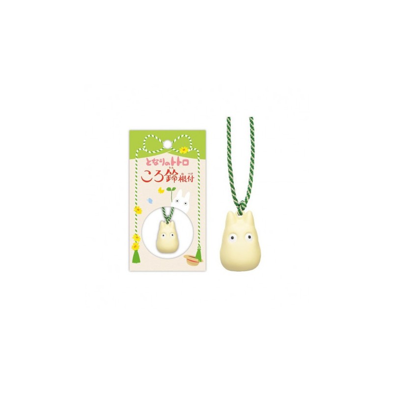 STRAP CLOCHETTE NETSUKE TOTORO BLANC - MON VOISIN TOTORO