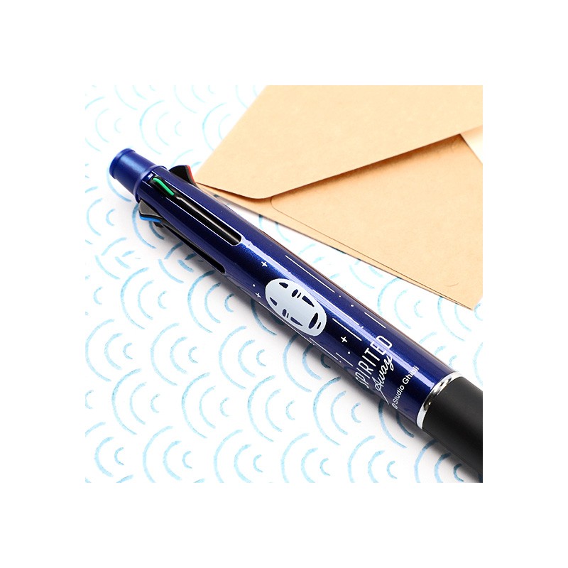 STYLO BILLE 4 COULEURS BLEU - LE VOYAGE DE CHIHIRO