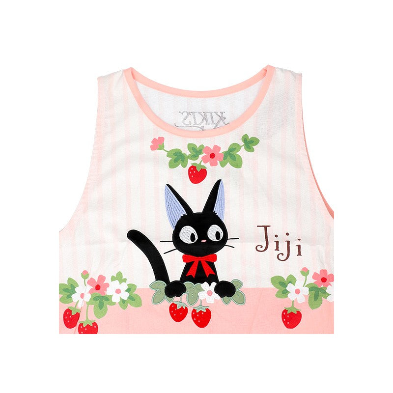 TABLIER JIJI FRAISES 84X61,5 CM - KIKI LA PETITE SORCIÈRE