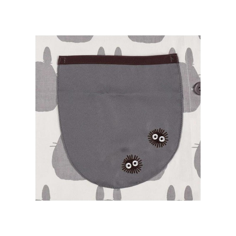 TABLIER SILHOUETTE TOTORO GRIS 84X61,5CM - MON VOISIN TOTORO