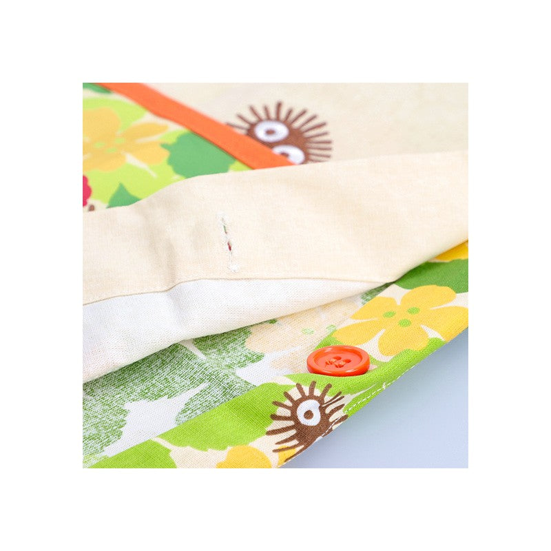 TABLIER TOTORO CHAMPS DE FLEURS 84X61,5 CM - MON VOISIN TOTORO