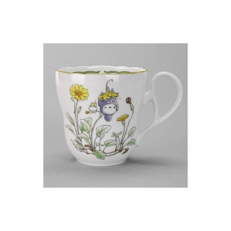 TASSE TOTORO CHAPEAU DE FLEURS JAUNES - MON VOISIN TOTORO