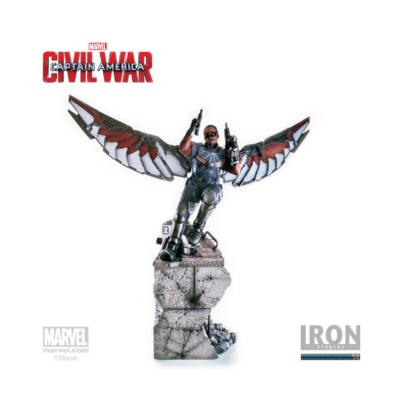 THE FALCON 1/4 STATUE - CACW - IRON STUDIOS
