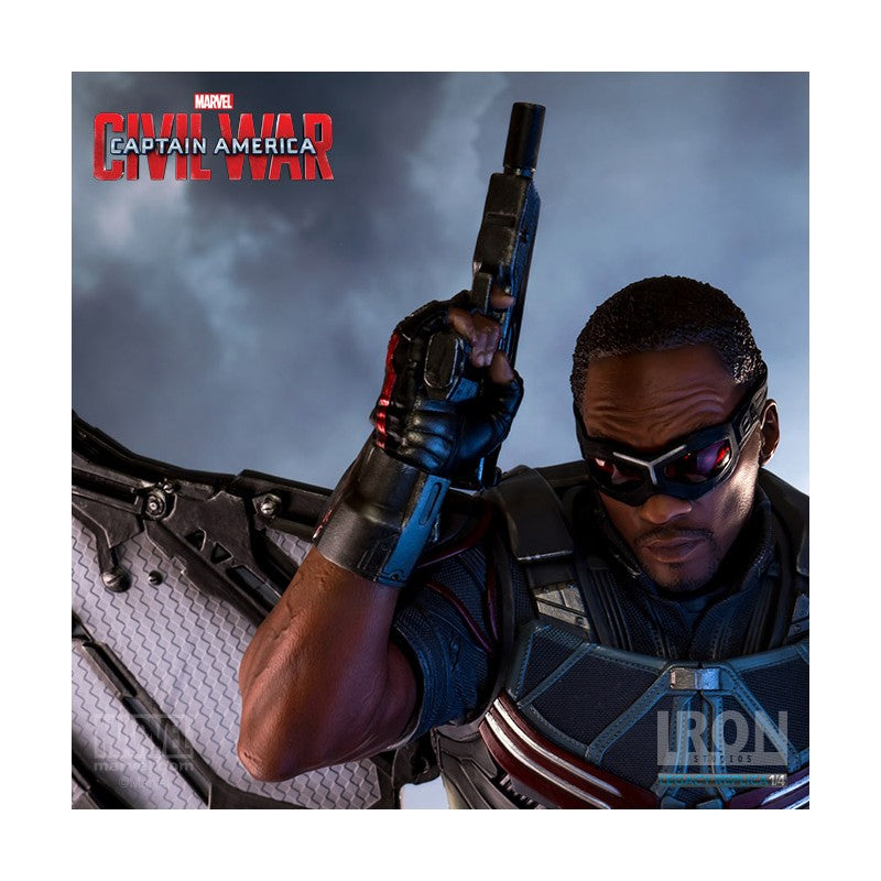 THE FALCON 1/4 STATUE - CACW - IRON STUDIOS