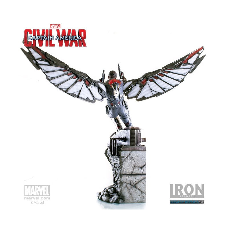 THE FALCON 1/4 STATUE - CACW - IRON STUDIOS
