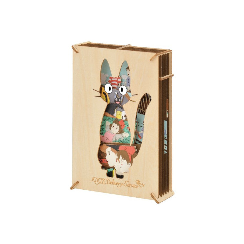 THÉÂTRE DE PAPIER STYLE BOIS SILHOUETTE JIJI - KIKI LA PETITE SORCIER