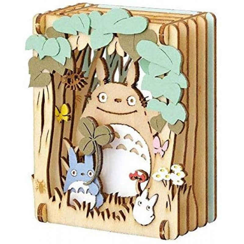 THÉÂTRE DE PAPIER STYLE BOIS TOTORO DONDOKO - MON VOISIN TOTORO