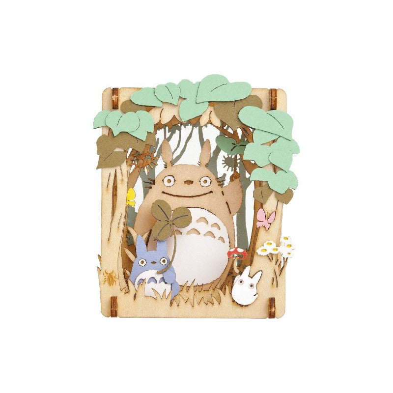 THÉÂTRE DE PAPIER STYLE BOIS TOTORO DONDOKO - MON VOISIN TOTORO