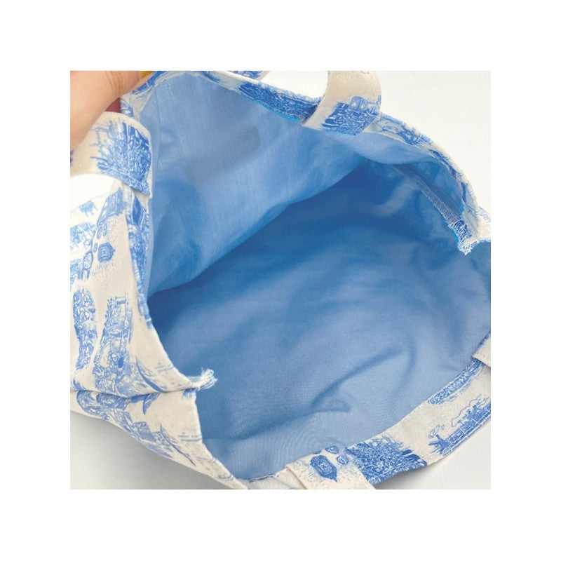 TOTE BAG BLEU NOSTALGIE - SI TU TENDS L'OREILLE