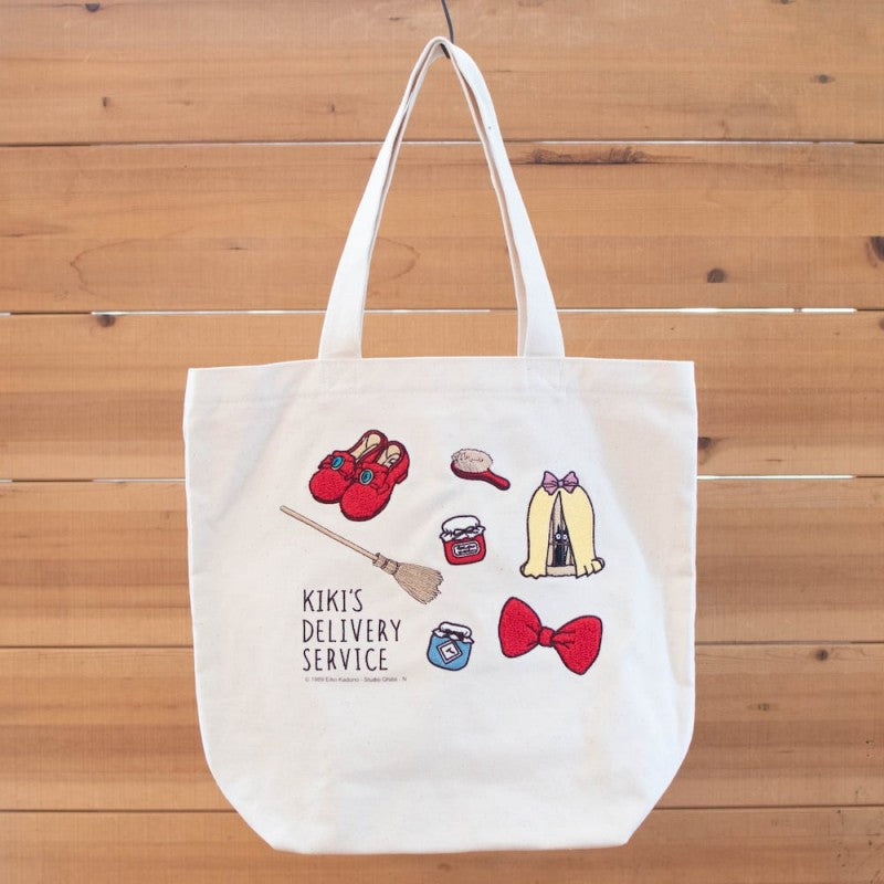 TOTE BAG BRODÉ KIKI OBJETS PRECIEUX - KIKI LA PETITE SORCIÈRE